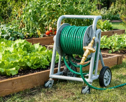 Suncast hose reel cart