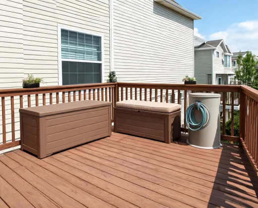 Small patio storage bundle