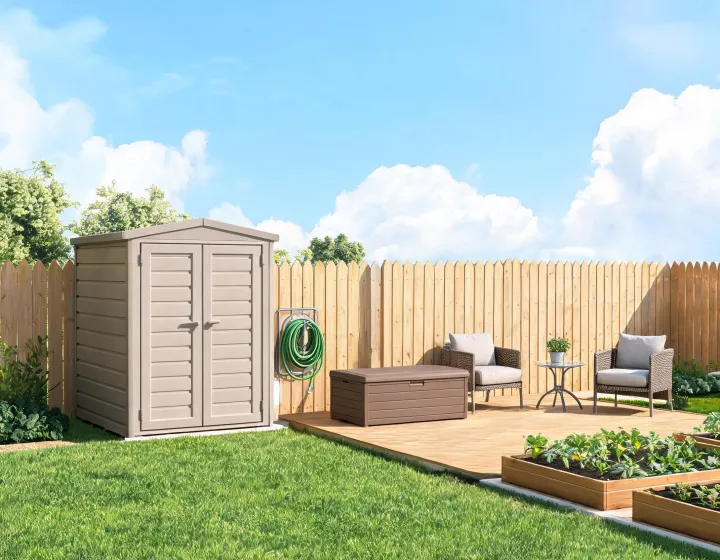 Illustrated outdoor zones with Suncast products